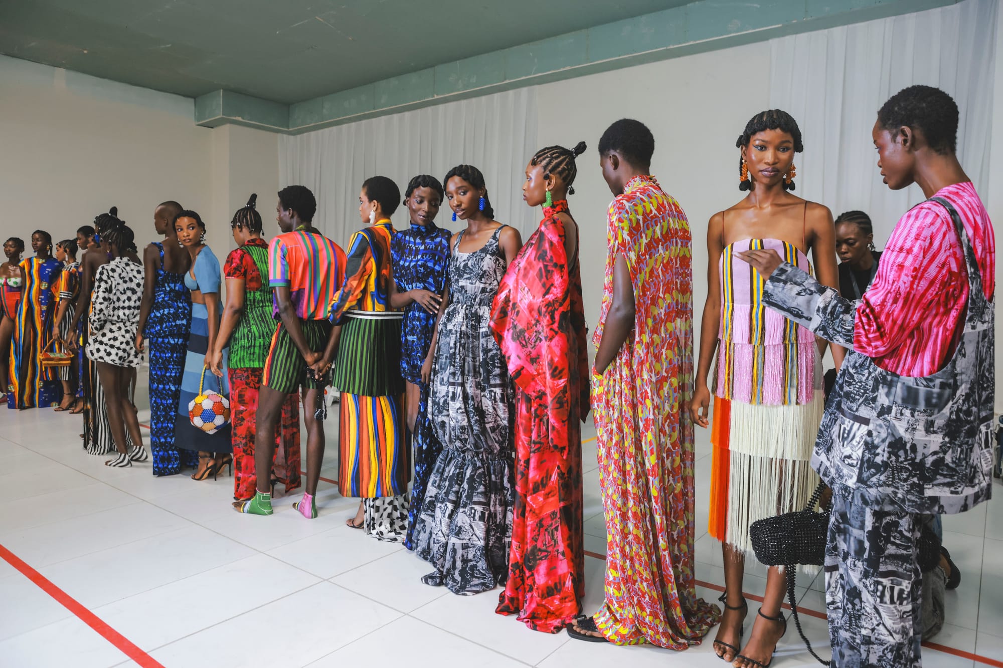 Lisa Folawiyo’s Coll 1 2025 Shines with Football-Inspired Styles Infused with Bold African Designs