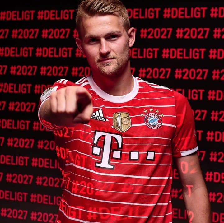 OFFICIAL: Bayern Munich complete the signing of Matthijs De Ligt from Juventus on a 5-year deal