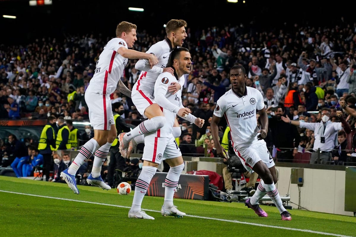 UEFA Europa League Quarter-Final Second Leg; Eintracht Frankfurt knockout Barcelona following a 2-3 win at the Spotify Camp Nou