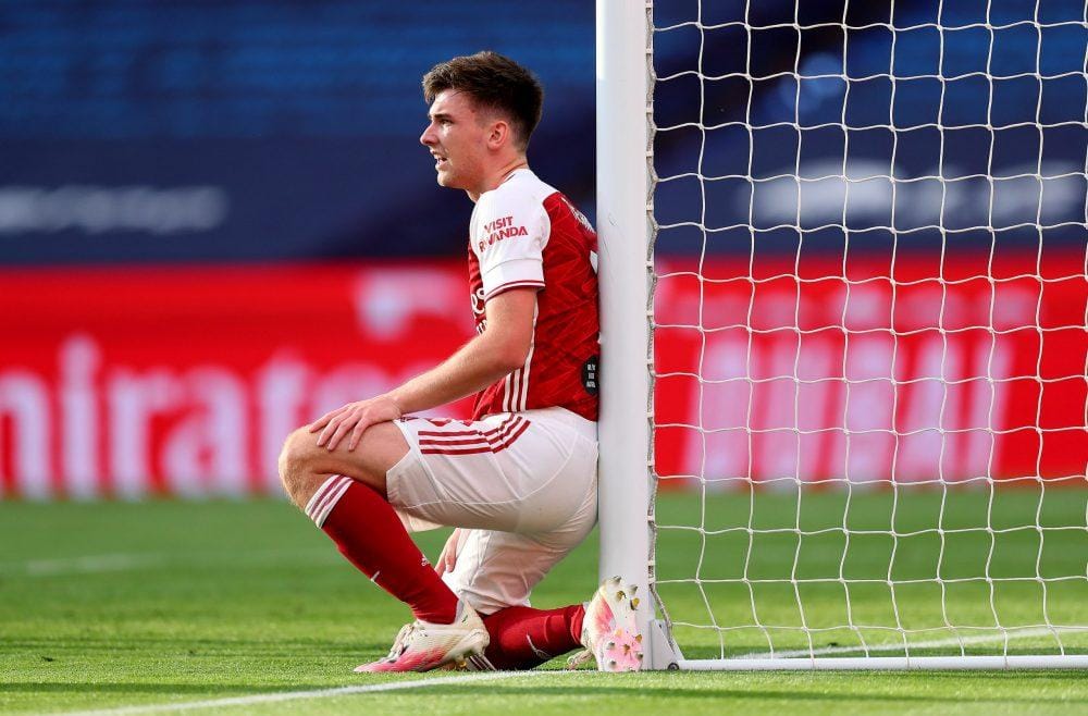 Kieran Tierney could be out for the rest of the season following a knee injury