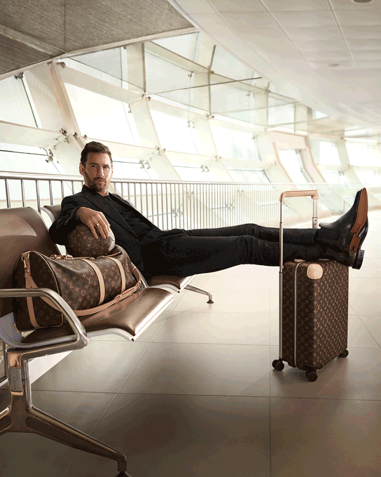 Messi & Louis Vuitton in new Campaign: Horizons Never End"