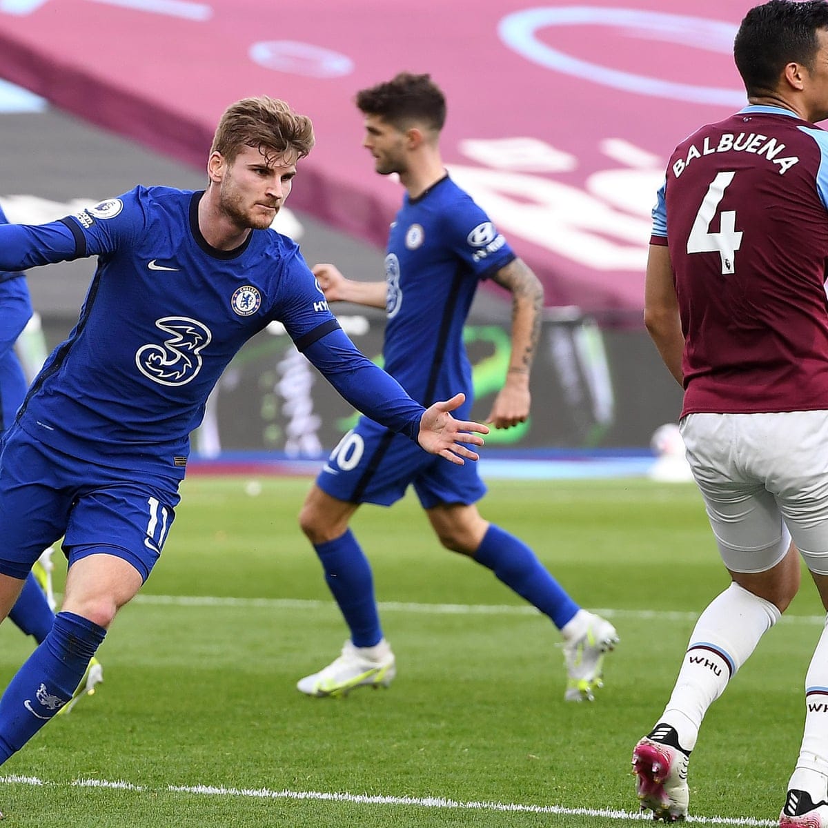 Timo Werner Decisive With His First Goal For Chelsea in 2 months as the Blues See Off West Ham