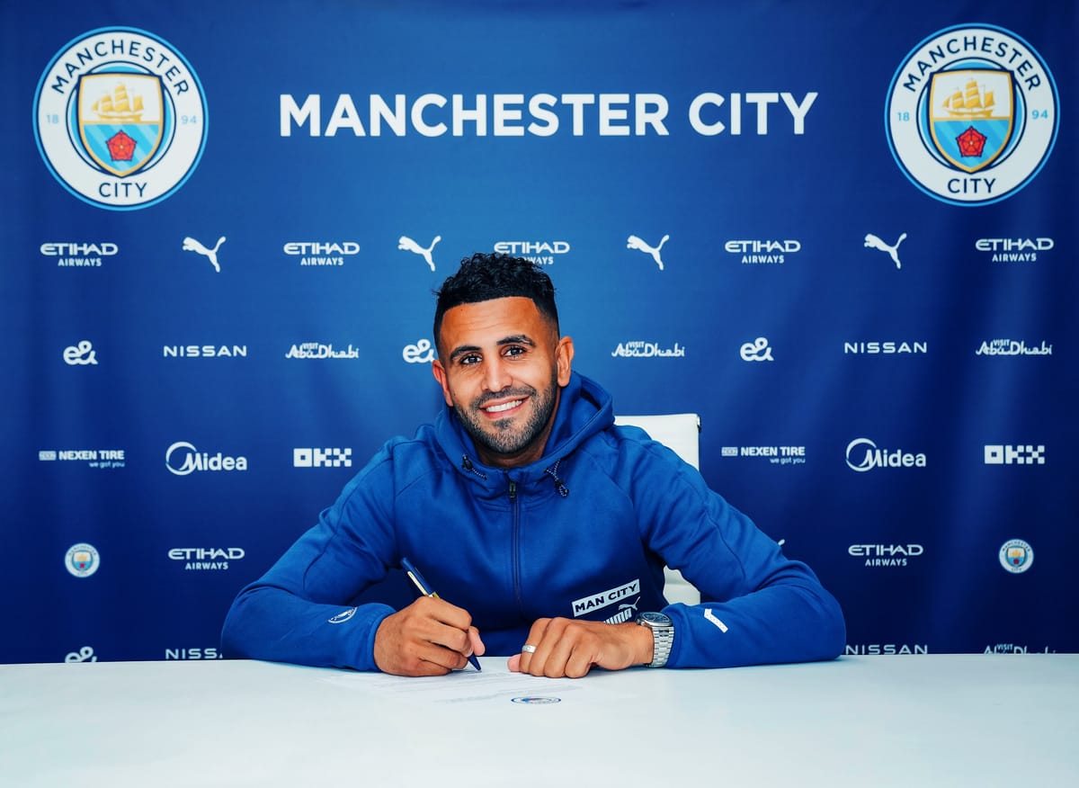 OFFICIAL: Riyad Mahrez extends his contract with Manchester City by two years to take his stay until 2025