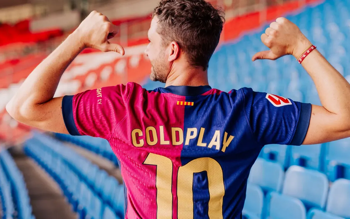 Coldplay Set to Take Center Stage on Barça Jersey in Association with Spotify