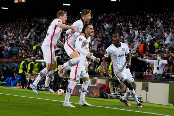 Eintracht Frankfurt end Barcelona's unbeaten run at the Camp Nou.