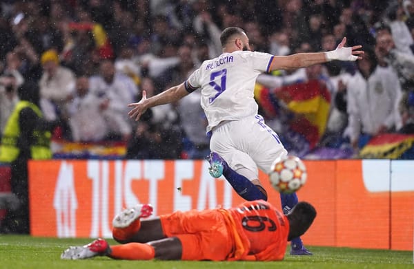 UEFA Champions League Quarter-final: Karim Benzema nets a hat-trick as Real Madrid defeat Chelsea at Stamford Bridge