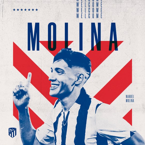 Nahuel Molina becomes Atletico's third signing of the summer after deals for Axel Witsel and Samuel Lino