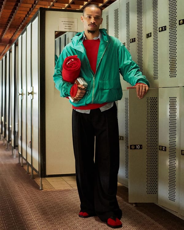 Image of German player Leroy Sane during a photoshoot for GQ Germany