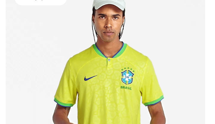 Authentic Brazil Away Long Sleeve Soccer Jersey 2022